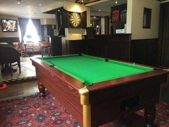 The Bridge Inn pub interior with games room